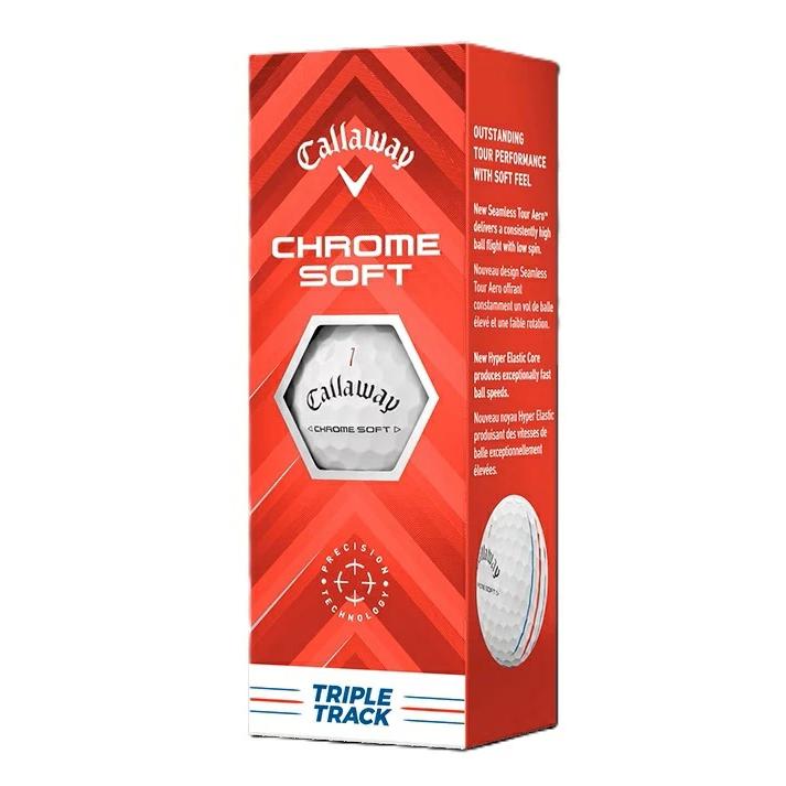 ☆新品☆キャロウェイ クロムソフト トリプルトラック ホワイト 2ダースセット CHROME SOFT 【2ダースパック】Callaway Chrome Soft TripleTrack