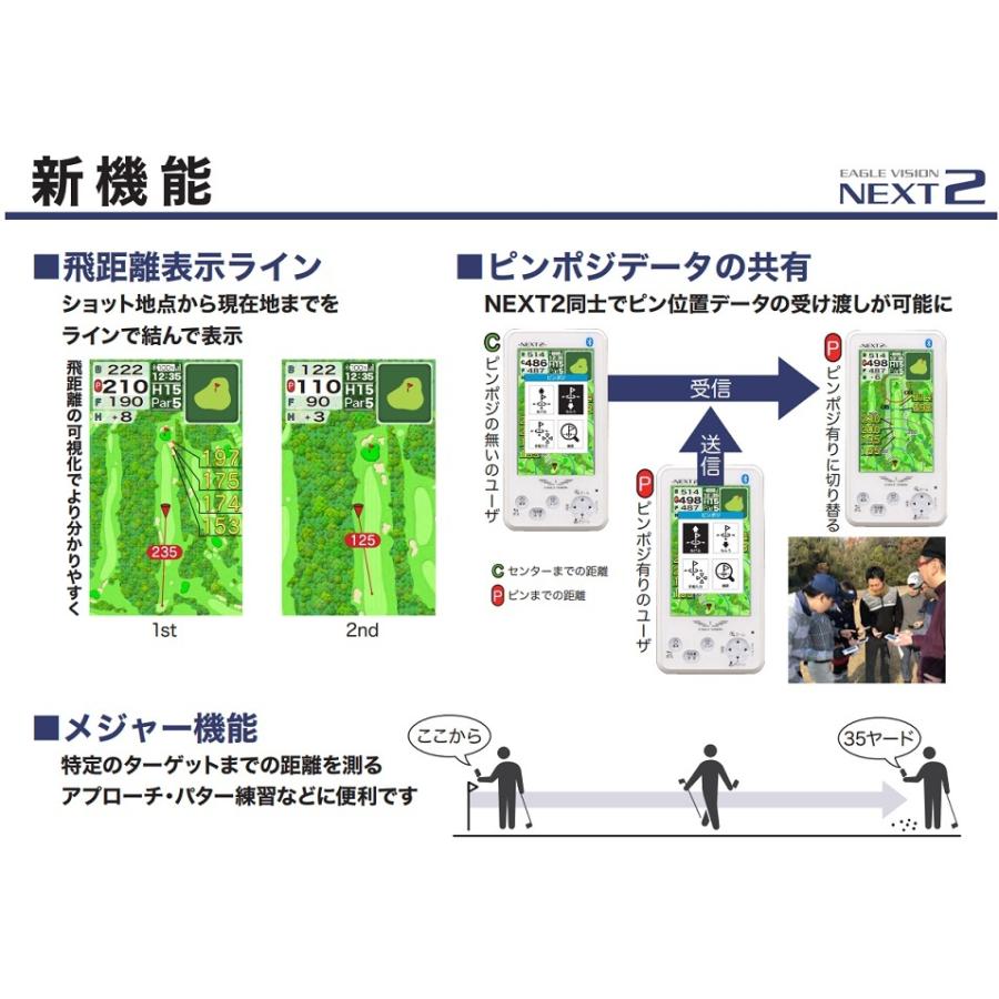 EAGLE VISION NEXT2 ゴルフ用距離測定器 EAGLE VISION イーグルビジョン ネクスト2 EAGLEVISION NEXT2