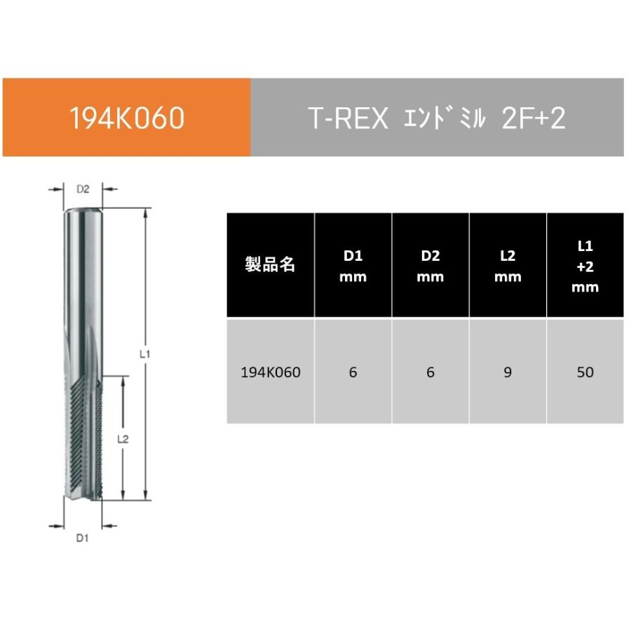 194K060 T-REXエンドミル