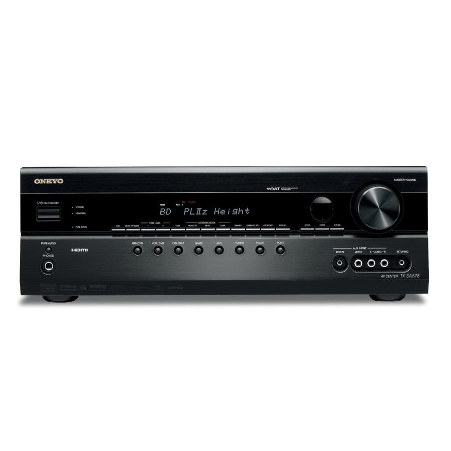 ONKYO 7.1ch対応AVセンター 最大出力160W×7 TX-SA578(B) /ブラック  