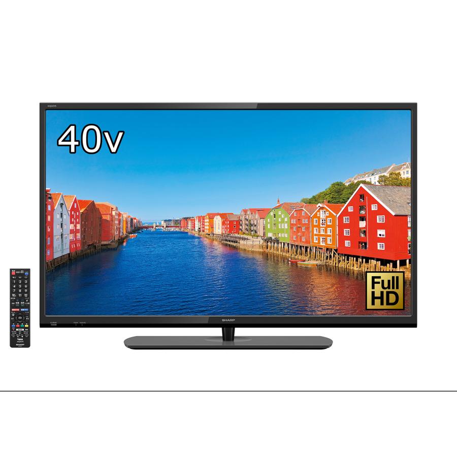 SHARP 40型 フルHD 薄型 液晶テレビ 録画 シャープ