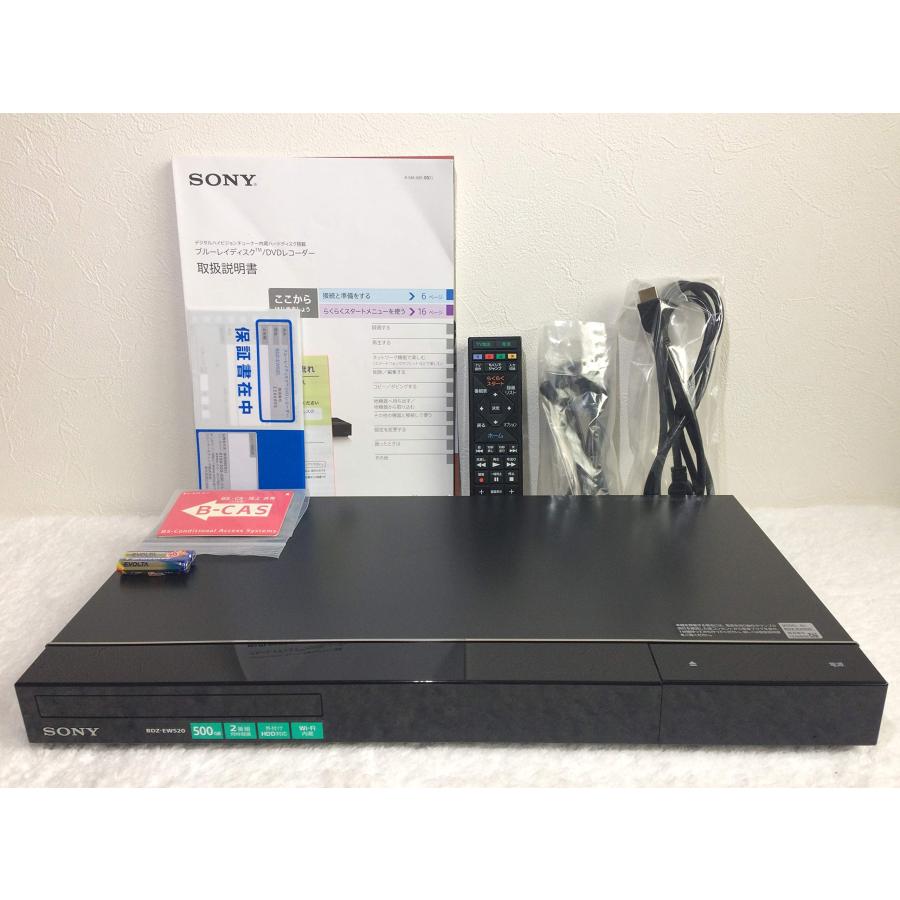 SONY 500GB 2チューナー ブルーレイレコーダー BDZ-EW520 : ぽちっとほ  