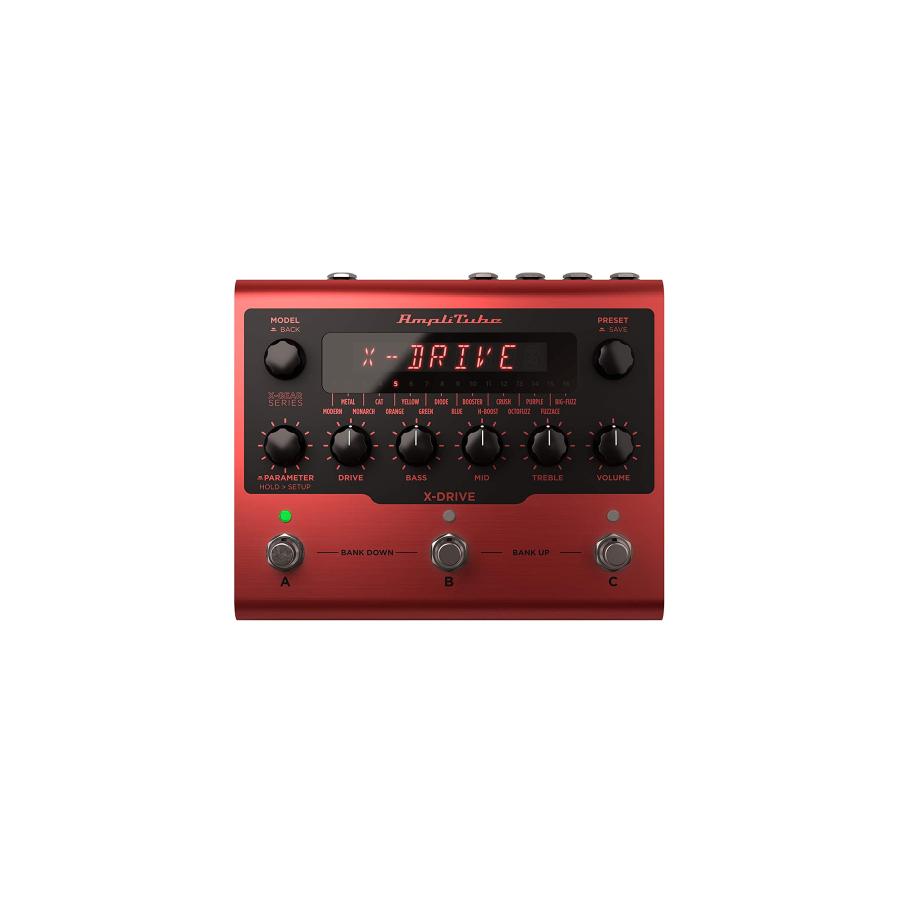 AmpliTube X-DRIVE エフェクター AmpliTube X-GEAR X-DRIVE distortion pedal
