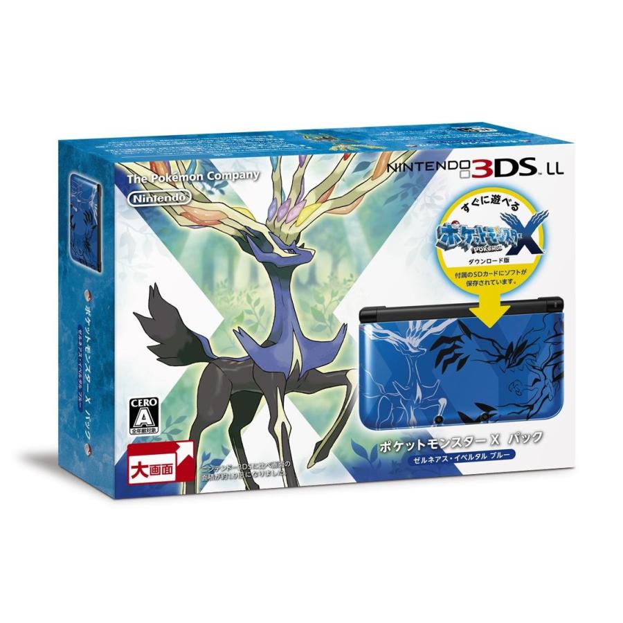 ニンテンドー3DS LL ポケットモンスター Xパック ゼルネアス ニンテンドー3DS LL ポケットモンスター Xパック ゼルネアス