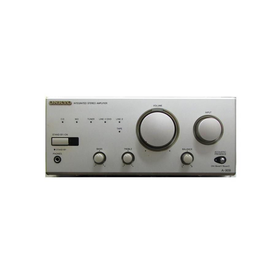 ONKYO オンキョー A-909 プリメインアンプ : ぽちっとほわっと ONKYO オンキョー A-909 プリメインアンプ : ぽちっとほわっと