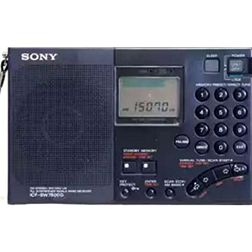 【極美品】SONY ICF-SW7600G 高感度短波ラジオ 箱付 sony 超高感度ポータブル短波ラジオ ICF-SW7600G オリジナル布ダスト