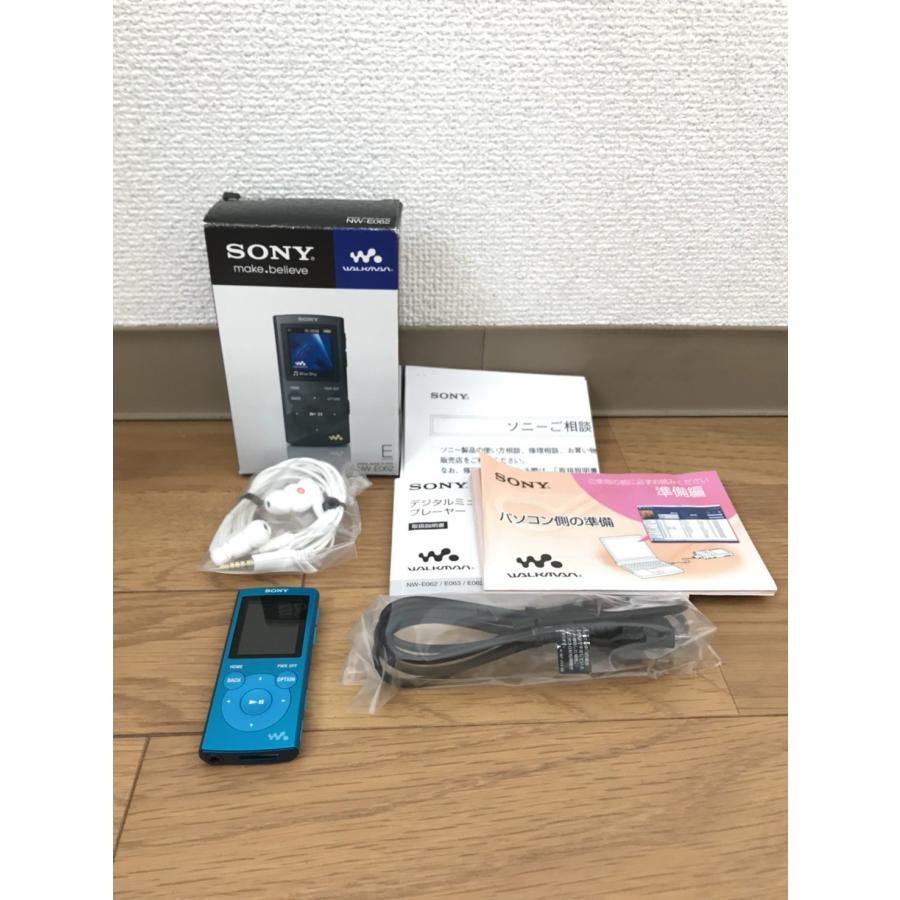 SONY ウォークマン Eシリーズ 2GB ブルー NW-E062/L : ぽちっとほわっ