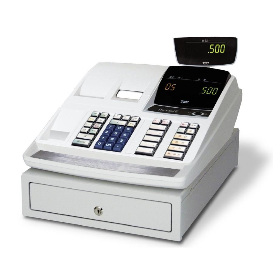 中古レジスター　MA-500 東芝テック 電子レジスター 5部門 MA-500-5-R 白 : ぽちっとほわっと