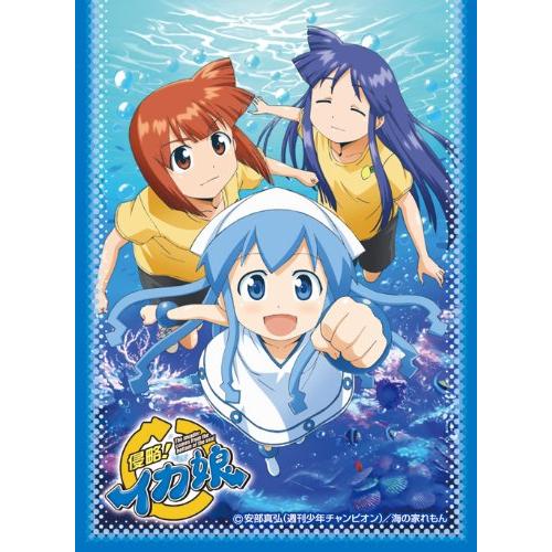 A3キャンバスパネル 3点セット 侵略!イカ娘 きゃらスリーブコレクション No.015 侵略イカ娘 「イカ娘&相沢姉妹