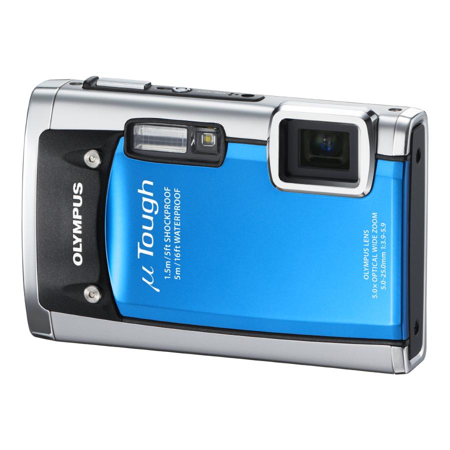 OLYMPUS 防水デジタルカメラ μ TOUGH 6020 ブルー TOUGH-6020 BLU : ぽ