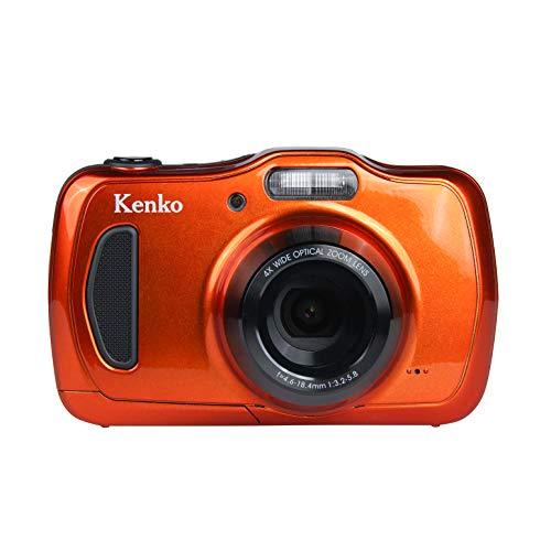 (未使用･未開封品)Kenko デジタルカメラ DSC200WP 防塵・防水 IP58 2016万画素 光学4倍ズーム 1m耐衝撃 オレンジ 438589 Kenko デジタルカメラ DSC200WP 防塵・防水 IP58 2016万画素 光学4倍