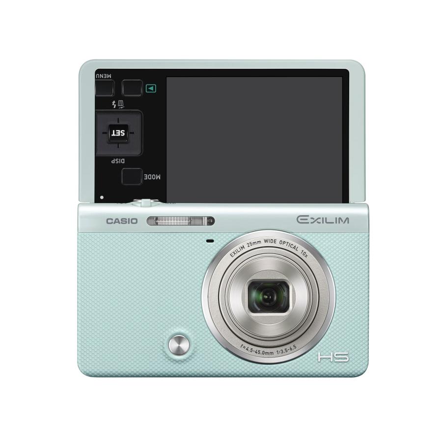 CASIO デジタルカメラ EXILIM EX-ZR60GN 自分撮りチルト液晶 オート
