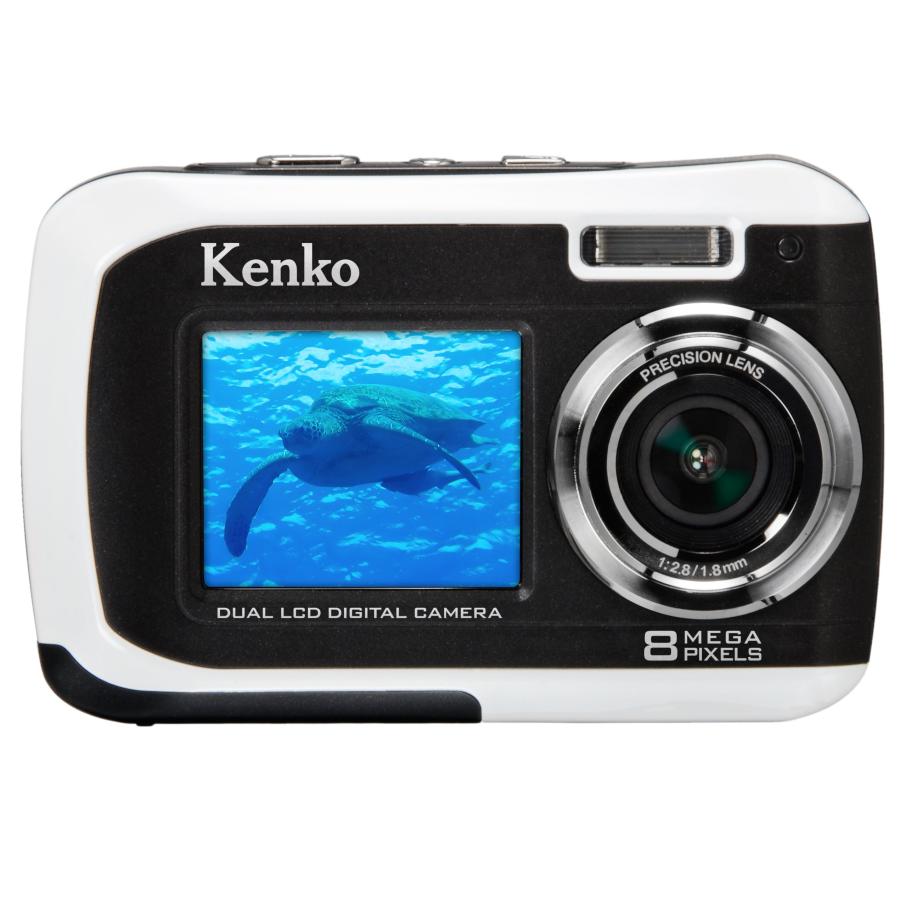 Kenko デュアルモニターデジタルカメラ DSC880DW IPX8相当防水 : ぽ 