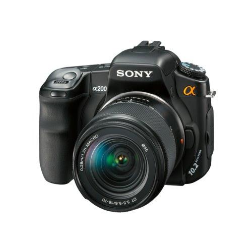 SONY α200 デジタル一眼レフカメラ 本体 レンズキット SONY デジタル一眼レフカメラ レンズキット α200 ブラック DSLR-A200K