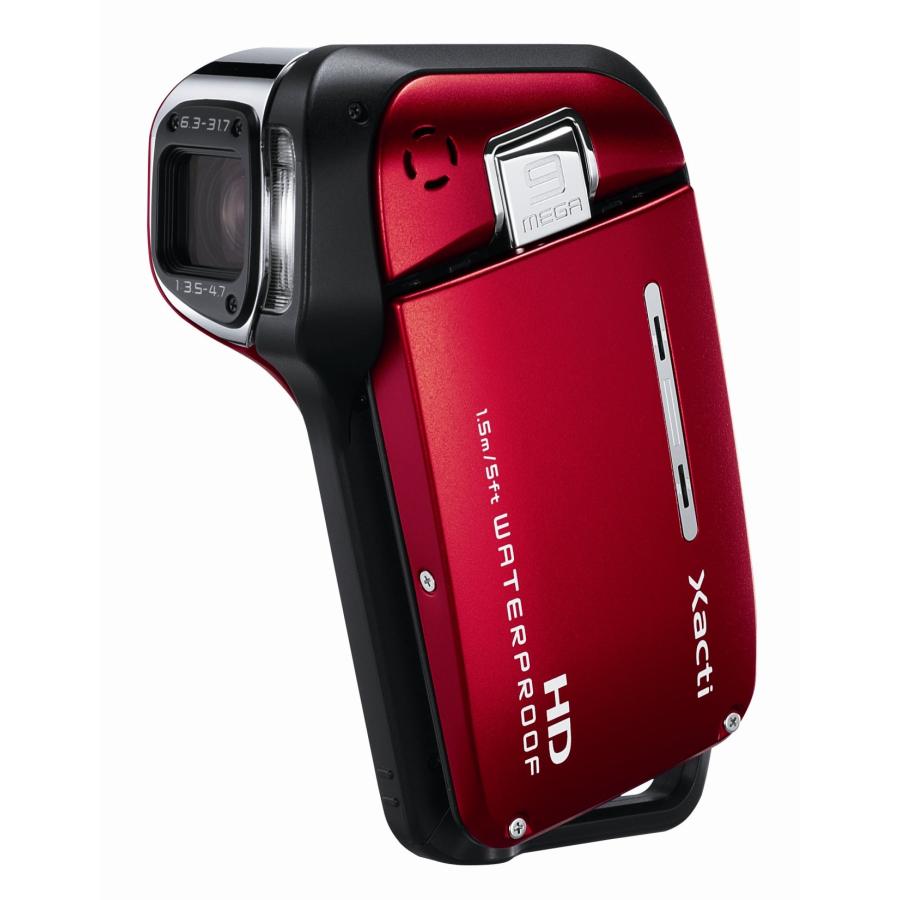 SANYO ハイビジョン 防水デジタルムービーカメラ Xacti (ザクティ) DMX-CA9 レッド DMX-CA9(R) 2mvetro SANYO ハイビジョン 防水デジタルムービーカメラ Xacti