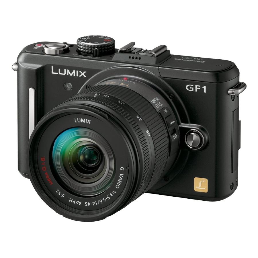 (未使用･未開封品)　パナソニック ミラーレス一眼カメラ GF1 レンズキット(14-45mm/F3.5-5.6標準ズームレンズ付属) エスプリブラック DMC-GF1K-K og8985z パナソニック ミラーレス一眼カメラ GF1 レンズキット(14-45mm/F3.5