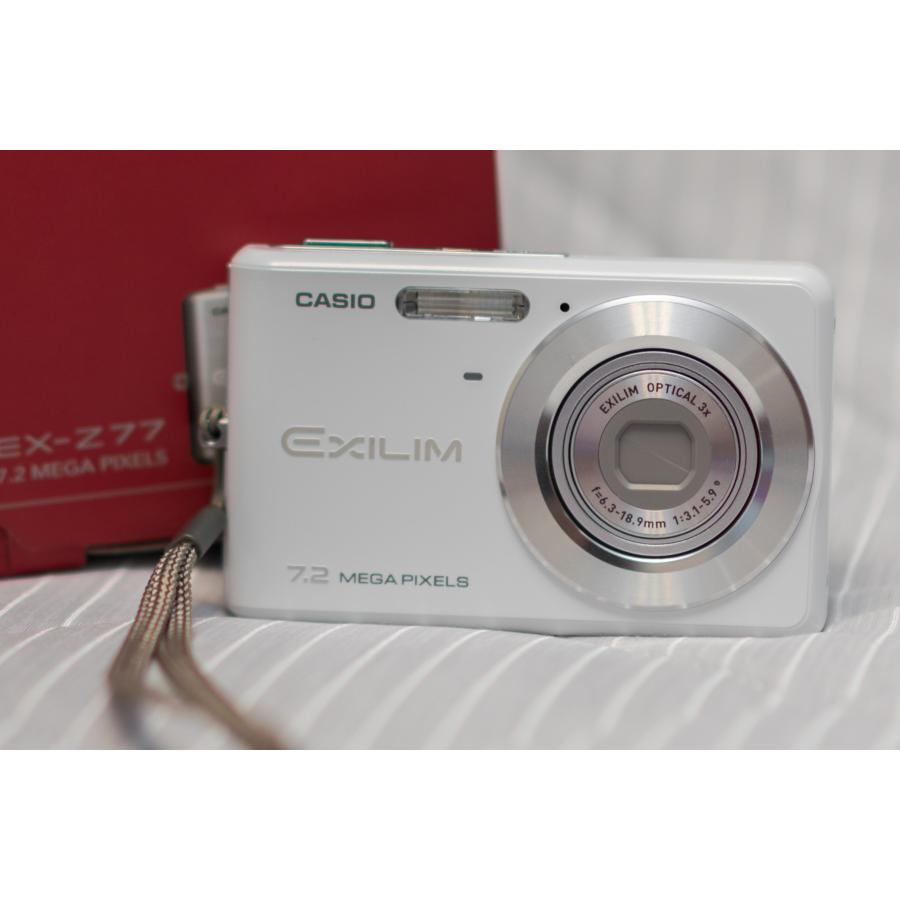 CASIO EXILIM EX-Z77WE （ホワイト）コンパクトデジタルカメラ CASIO EXILIM EX-Z77WE （ホワイト）コンパクトデジタルカメラ