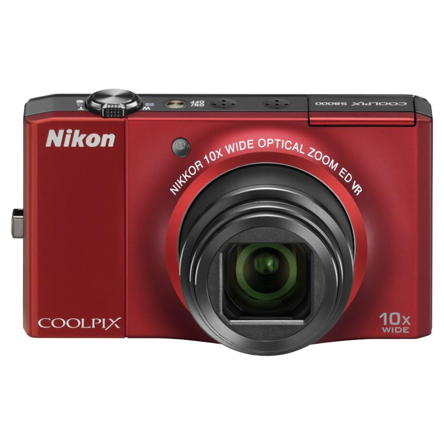 Nikon デジタルカメラ COOLPIX (クールピクス) S8000 フラッシュレッド 