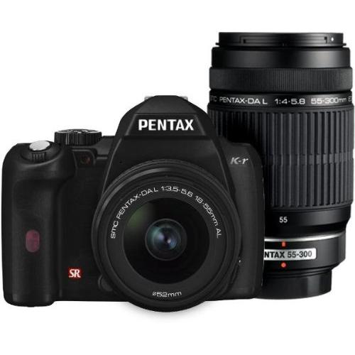 PENTAX デジタル一眼レフカメラ K-r Wズームキット ブラック K-rWZK BK  