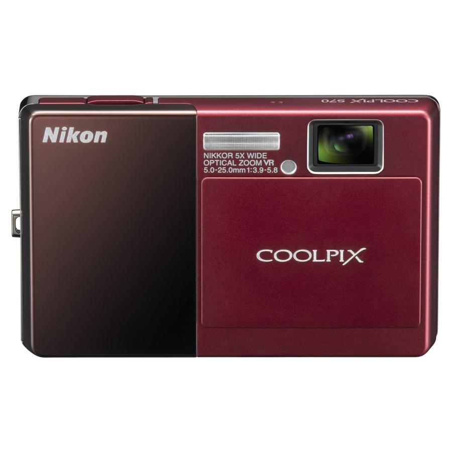 Nikon デジタルカメラ COOLPIX (クールピクス) S70 クリスタルレッド  