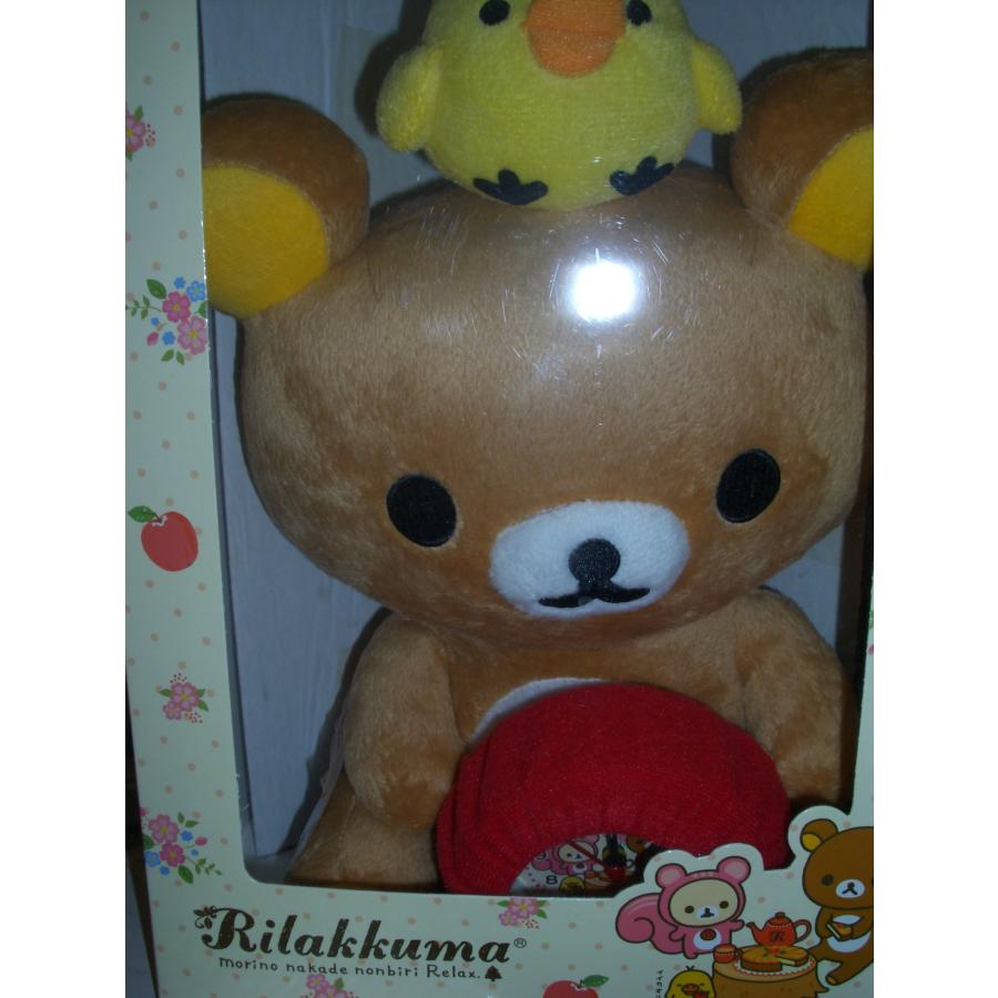 リラックマ ぬいぐるみセット時計 リラックマ ぬいぐるみ時計 新品とビンテージ初期ぬいぐるみの