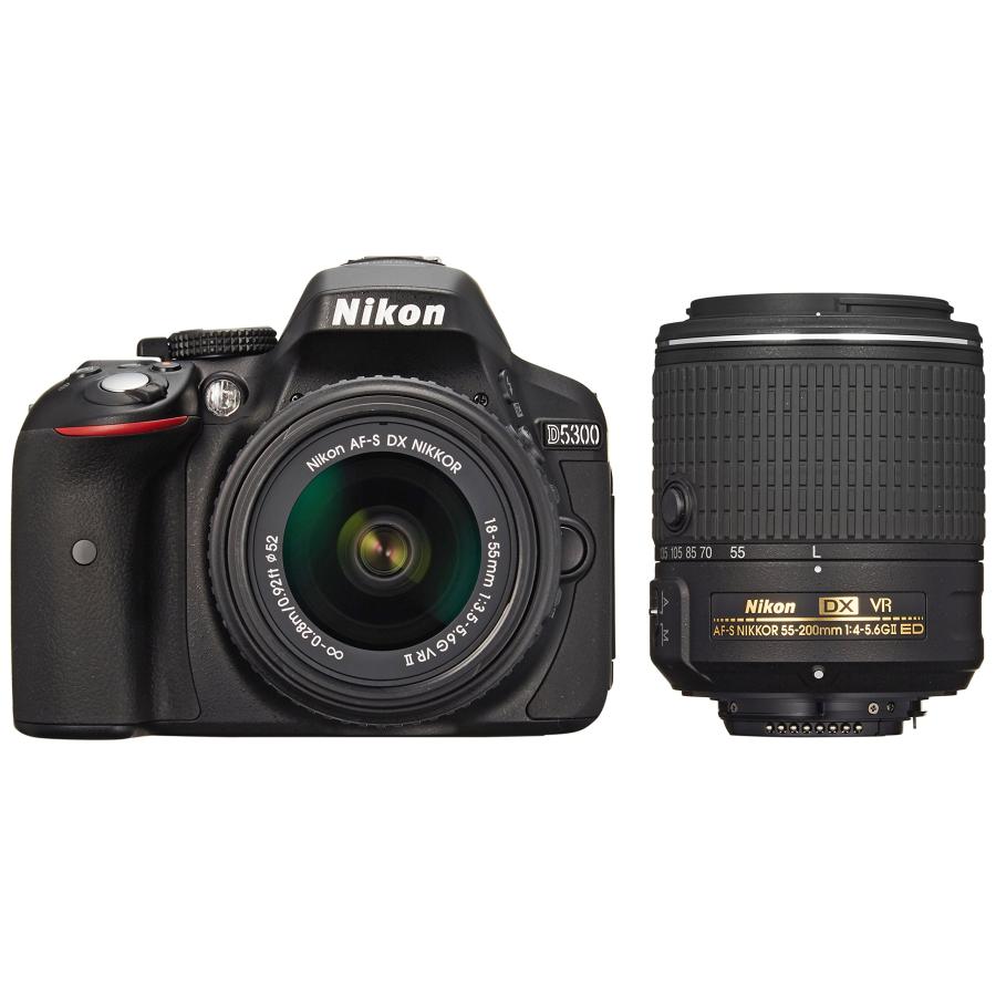 Nikon D5300 デジタル一眼レフ ダブルズームキットブラック