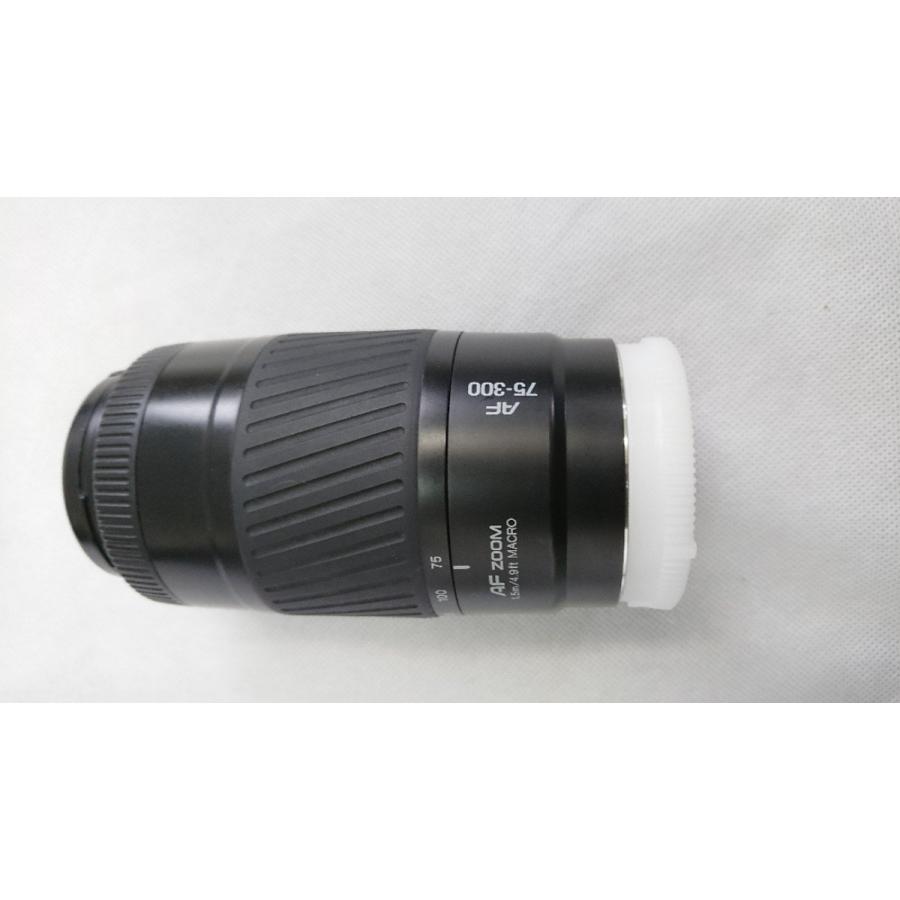 【中古品】　ミノルタ　望遠レンズ　AF LENS　75-300　専用ケース付き Minolta AF 75-300mm F4.5-5.6 F/4.5-5.6 : ぽちっとほわっと - 通販