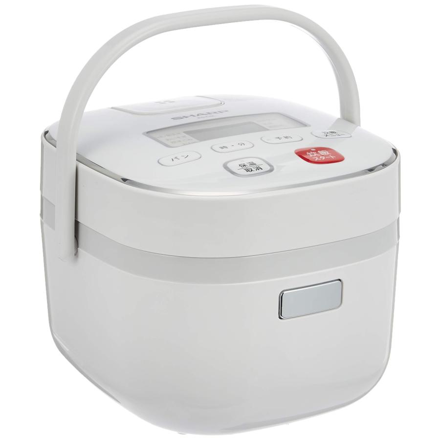 シャープ マイコンジャー炊飯器 ホワイト KS-C5L-W : ぽちっとほわっと 