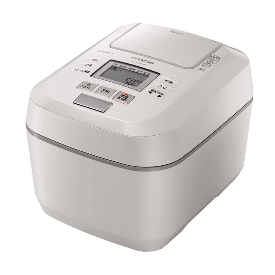 日立 炊飯器 5.5合 圧力IH ふっくら御膳 蒸気カット RZ-V100DM W 