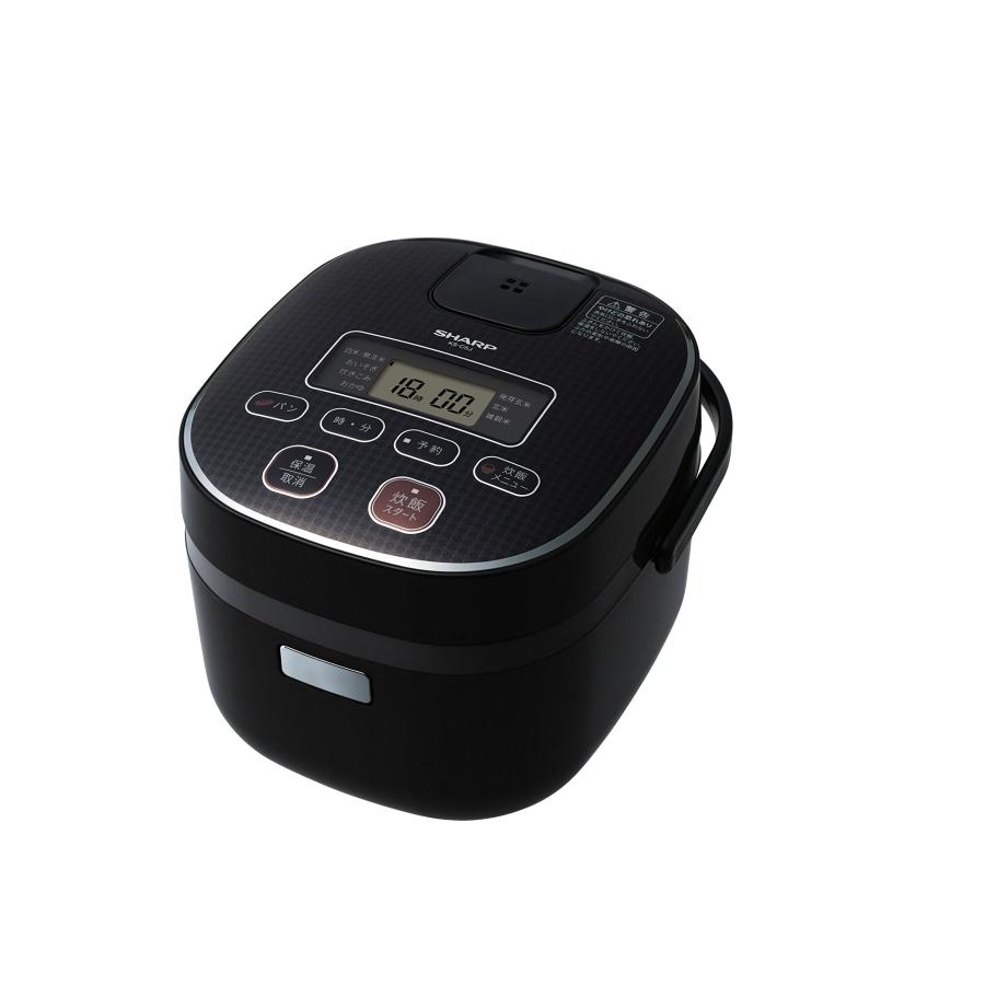 シャープ 炊飯器 3合 ブラック KS-C5J-B : ぽちっとほわっと - 通販