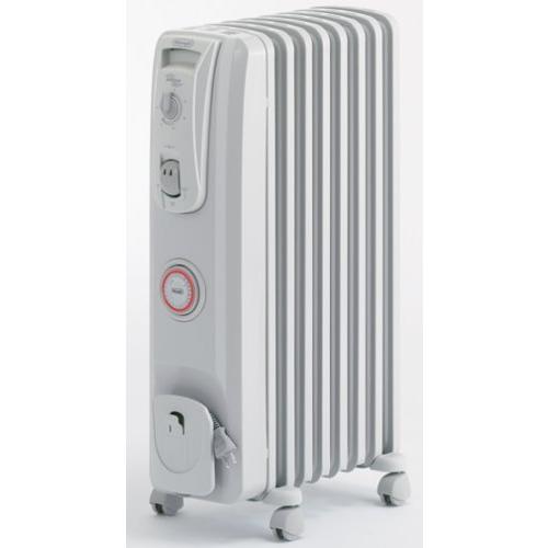 DeLonghi オイル・ラジエターヒーター L字型フラットフィン 8枚 R730812EF (中古品) DeLonghi オイル・ラジエターヒーター L字型フラットフィン 8枚