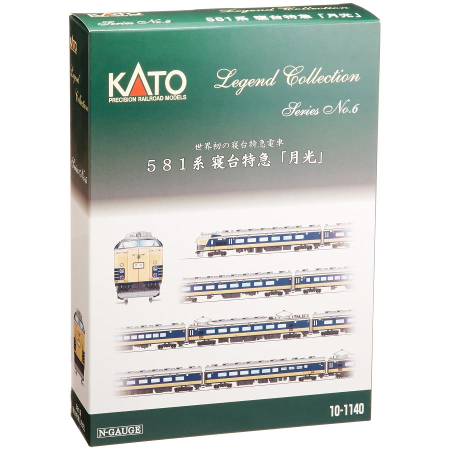 ツ*5様 KATO 10-1140 581系 月光 12両セット 室内灯＆ディテ KATO Nゲージ 581系 寝台特急 月光 12両 レジェンドコレクション 10