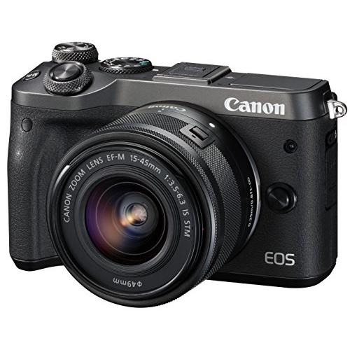Canon ミラーレス一眼カメラ EOS M6 レンズキット(ブラック) EF-M15