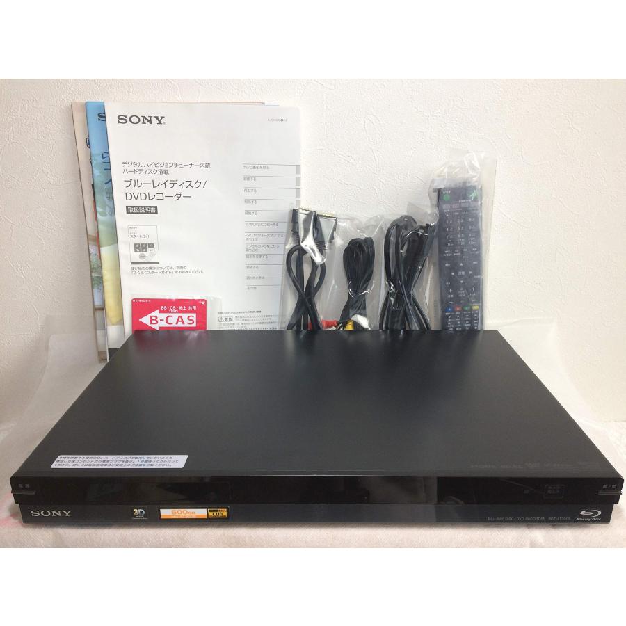 SONY 500GB 1チューナー ブルーレイレコーダー BDZ-AT300S : ぽちっと