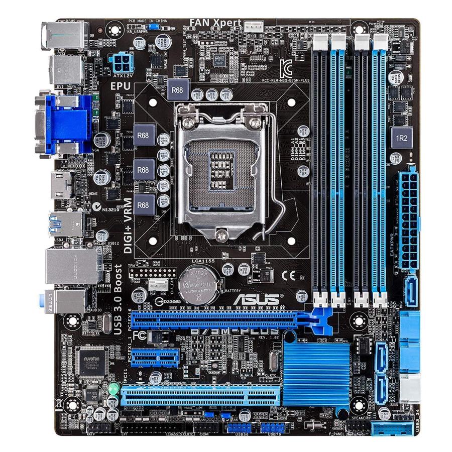 ASUS Intel B75 搭載 マザーボード LGA1155対応 B75M-PLUS HDMI / DVI-D D-Sub15ピン :  ぽちっとほわっと - 通販 - Yahoo!ショッピング