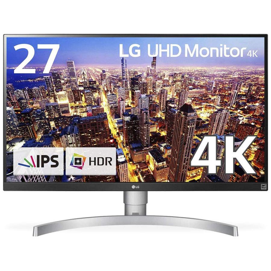LG モニター ディスプレイ 27UK650-W 27インチ/4K/HDR10対応(標準輝度 