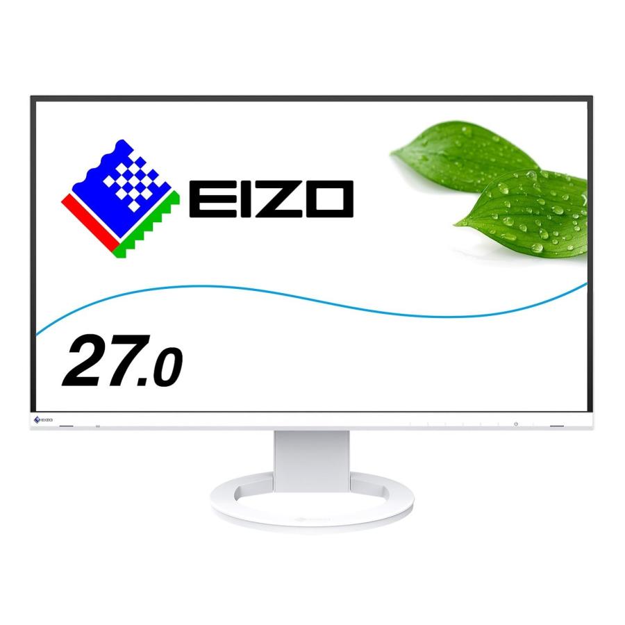 EIZO 27.0型フレームレスモニターFlexScan EV2760-WT(2560×1440 