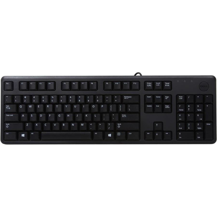 Dell KB212-B ブラック 104 ノーマルキー USB 有線 エルゴノミック
