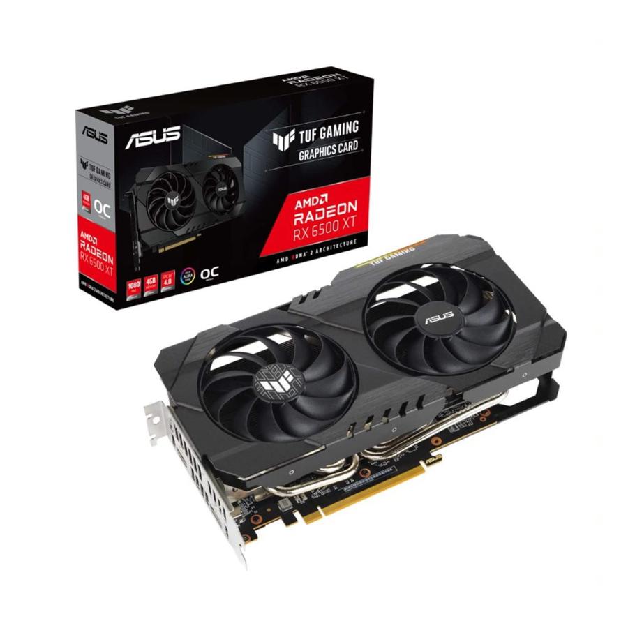 グラフィックボード・グラボ・ビデオカード rx6500XT ASUS TUF Radeon? RX 6500 XT 搭載ビデオカード OC edition 4GB GDDR6