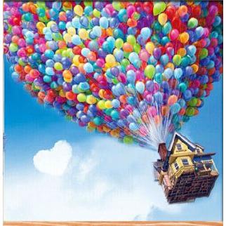 クロスステッチ 刺繍キット 空飛ぶ風船小屋ii 5d Dmc刺繍糸 図柄印刷 Ma Mqpb Ciwy Gambaru ショップ 通販 Yahoo ショッピング