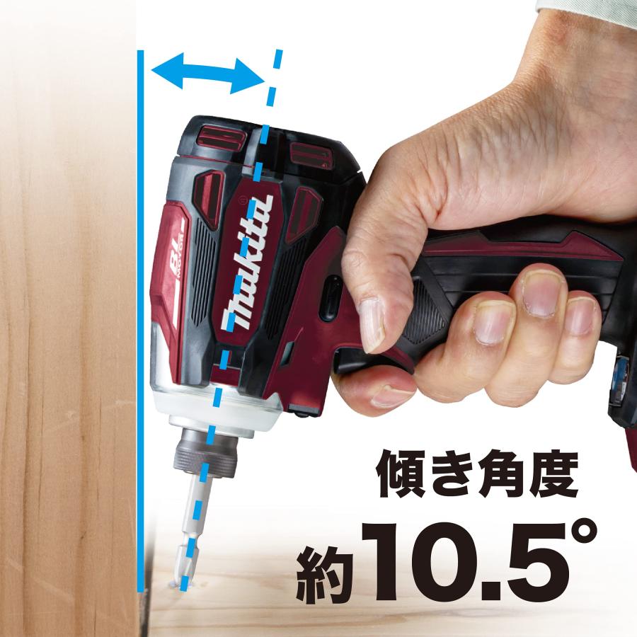 マキタ(Makita) 充電式インパクトドライバ（青）14.4V6Ah バッテリ2本・充電器・ケース付 TD162DRGX｜gs-shopping｜02