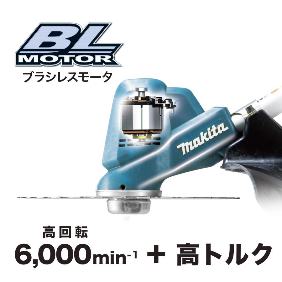 マキタ 充電式草刈機18V 刈込幅230mmチップソー付 Uハンドル分割棹 バッテリ充電器別売 MUR191UDZ｜gs-shopping｜04