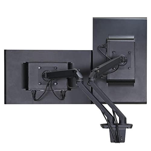 エルゴトロン MXV デスクデュアル モニターアーム マットブラック MXV デスクマウントデュアルモニターアーム | Ergotron