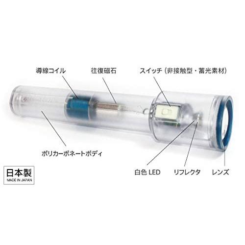 大作商事 防水機能 超高性能・発電式LEDライト ナイトスターJP DDSNS2-GR｜gs-shopping｜02