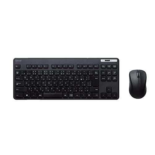 エレコム キーボード ワイヤレス (レシーバー付属) メンブレン 薄型 