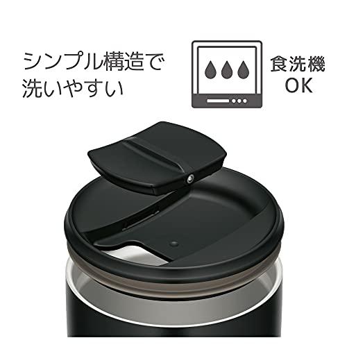 サーモス 真空断熱タンブラー フタ付き 300ml ブラック JDP-300 BK｜gs-shopping｜04