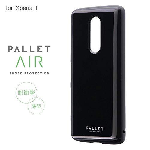 Xperia 1 SO-03L/SOV40/SoftBank 耐衝撃ハイブリッドケース 「PALLET AIR」 ブラック｜gs-shopping｜02