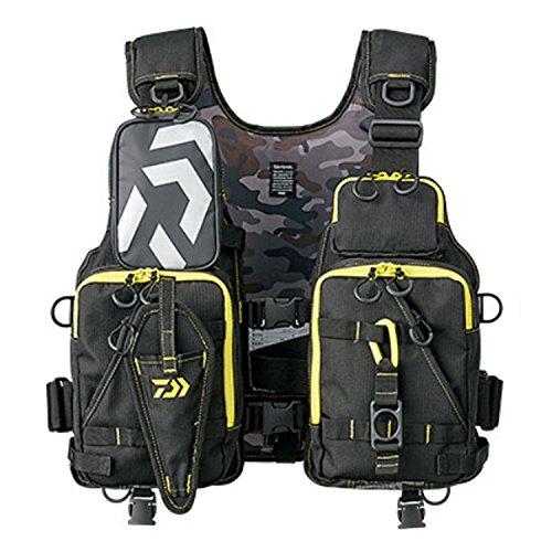 ダイワ フロートゲームベスト DF-6206 ブラックカモ フリーサイズ