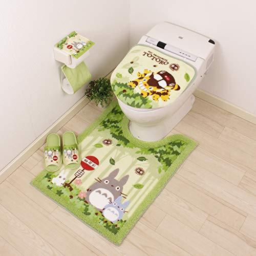 センコー となりのトトロ なかま ロングトイレマット 約80×60cm グリーン 抗菌 防臭 日本製 キャラクター 37147｜gs-shopping｜05