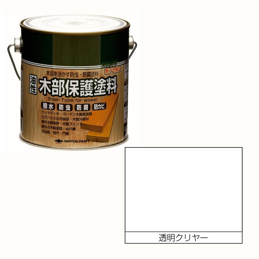 ニッペ 油性木部保護塗料0．7L 透明クリヤー｜gs-shopping｜03